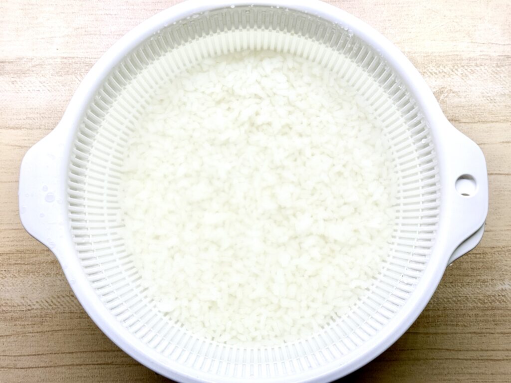 米洗う